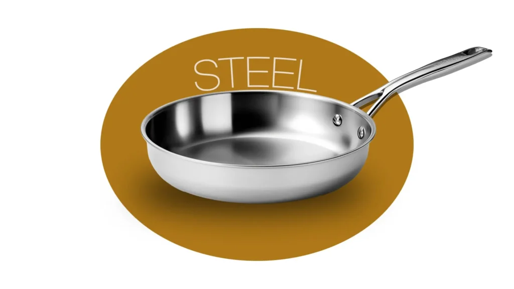 is steel cookware better than teflon?